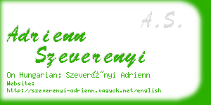 adrienn szeverenyi business card